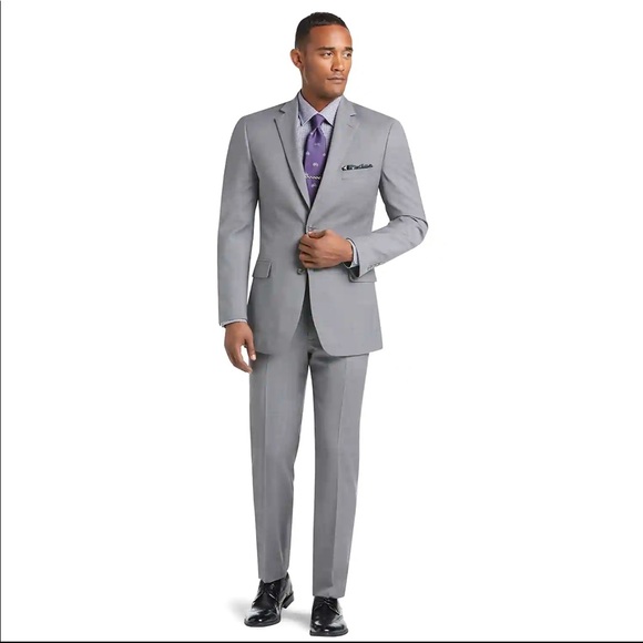 BOCACCIO UOMO Textured Men Suit & Jacket - Picture 1 of 16